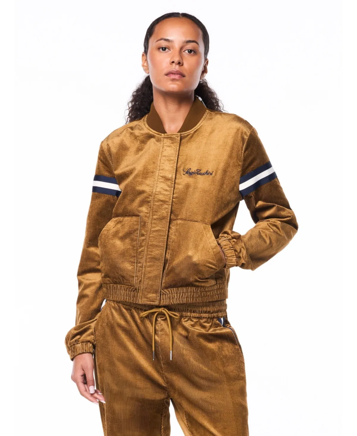 Cordurato Corduroy Full-Zip Track Jacket by Sergio Tacchini