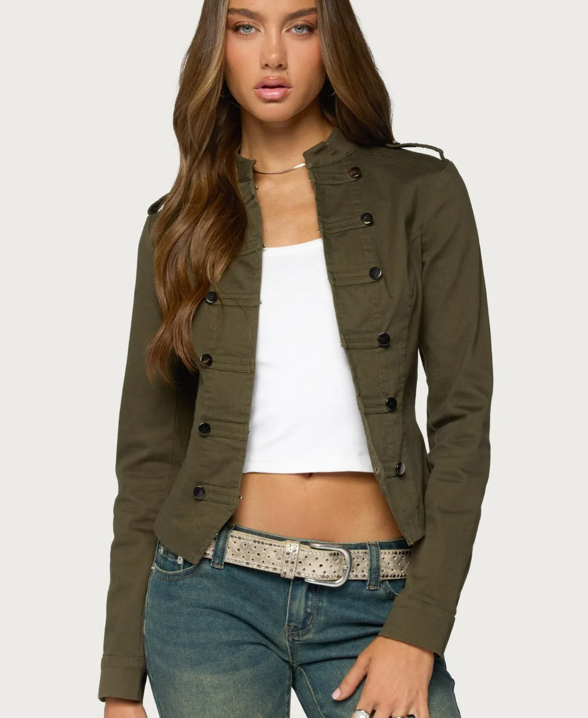 Aminda Napoleon Jacket by Edikted