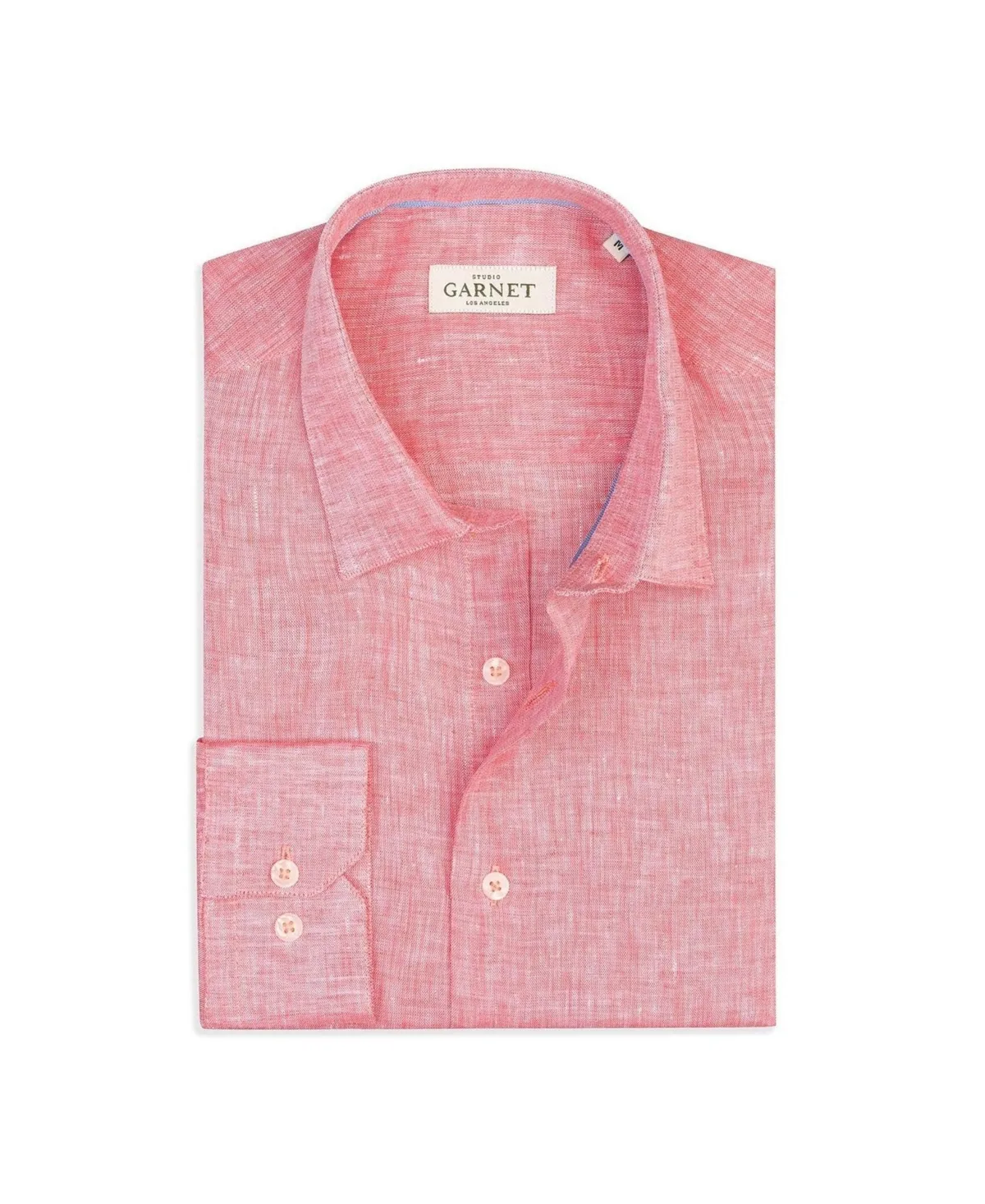 Regular-Fit Solid Dress Shirt by Garnet