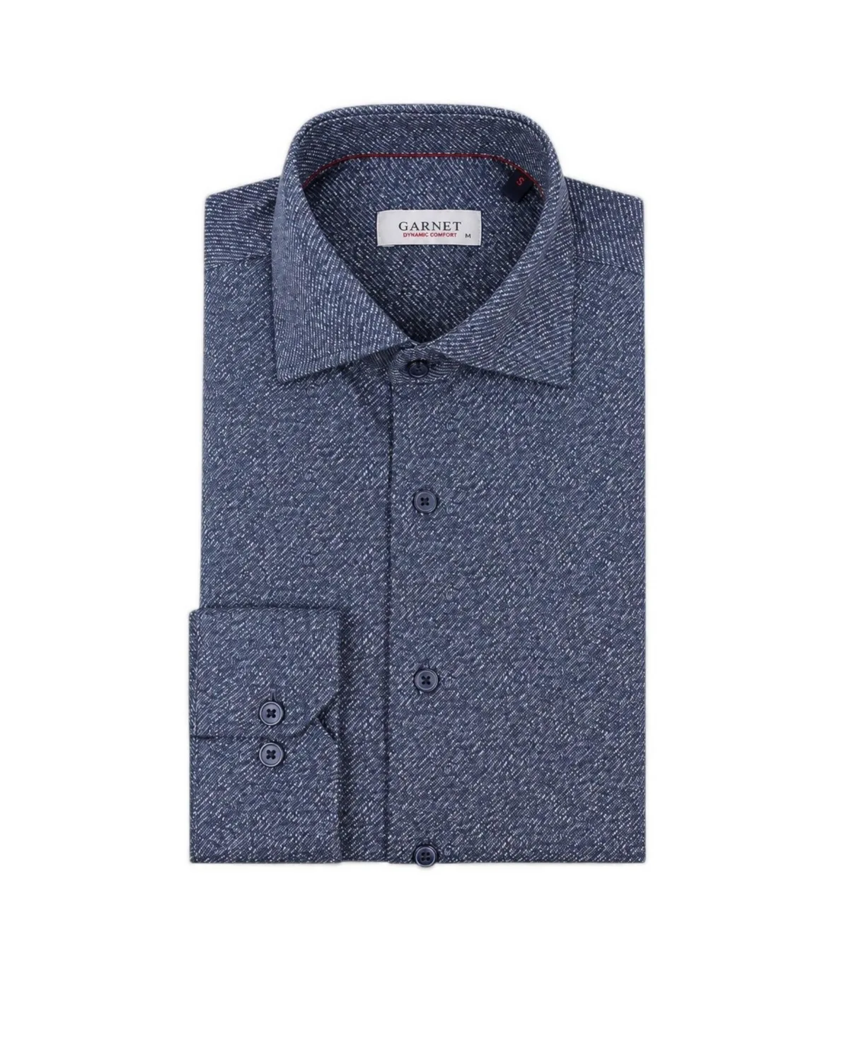 Regular-Fit Cotton Solid Dress Shirt