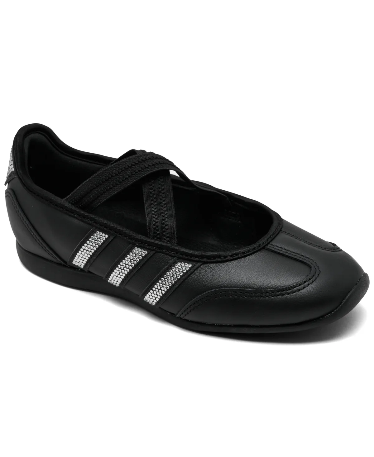 Barreda Mary Jane Classic T-Toe Rhinestone Sneakers by adidas