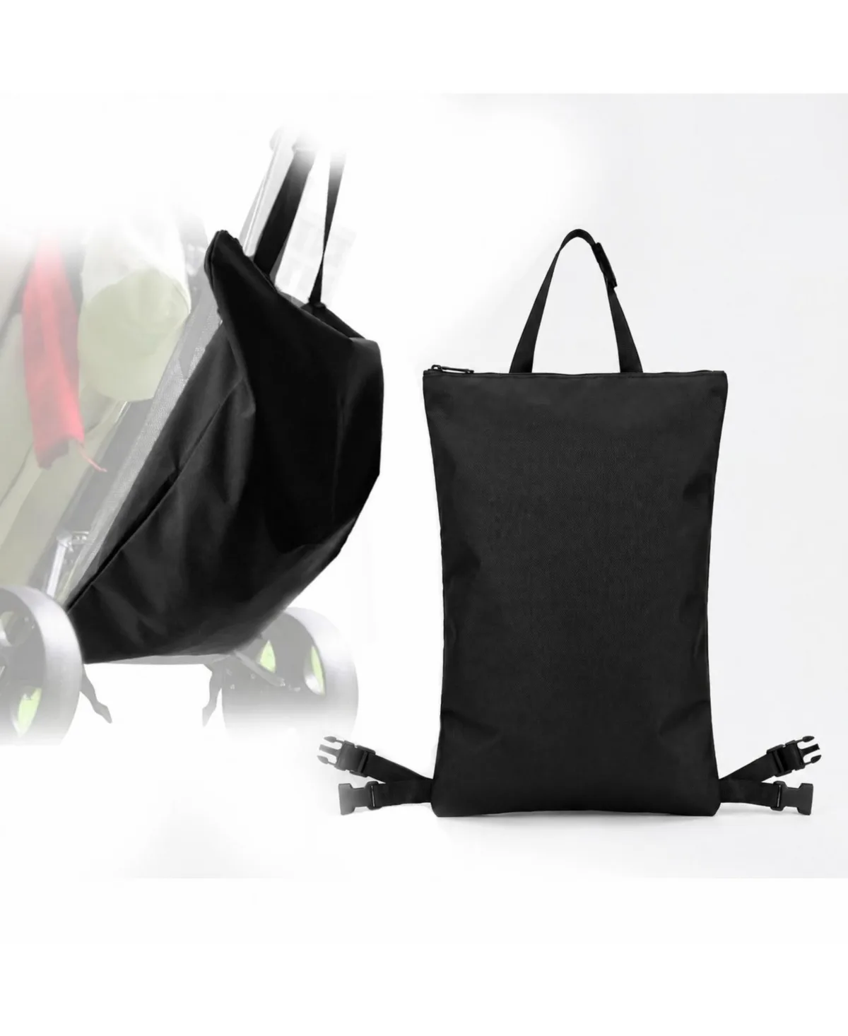 Water Resistant Oxford Golf Push Cart Storage Bag with Secure Fit and Zipper Pocket by Furlihong