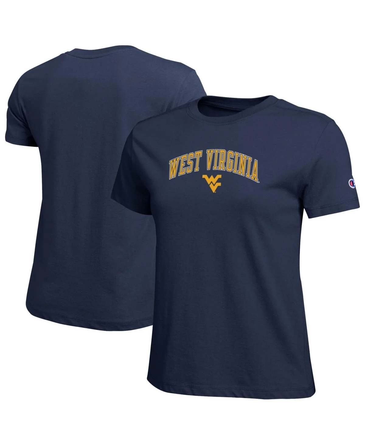 West Virginia Mountaineers Arched Over Logo T-Shirt by Champion