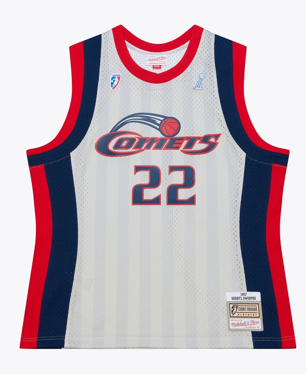 Sheryl Swoopes Houston Comets 1997 Swingman Jersey - Court Origins by Mitchell & Ness