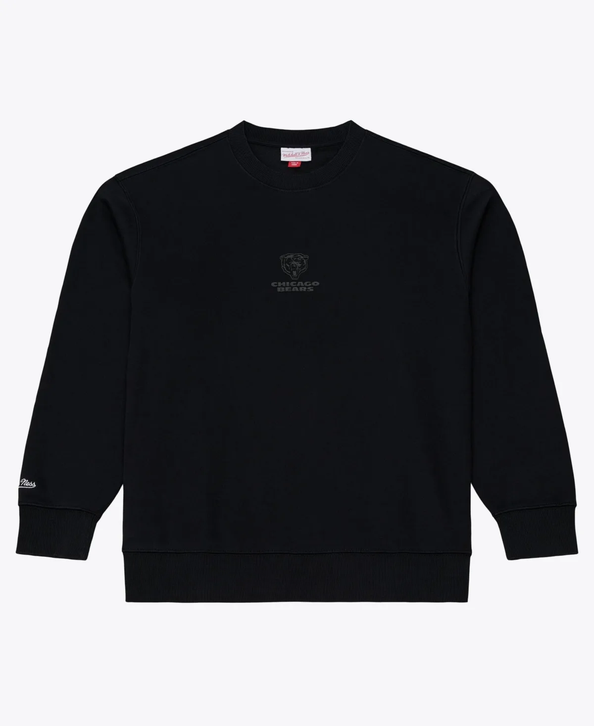 Chicago Bears Core Essentials Micro Logo Fleece Sweatshirt by Mitchell & Ness