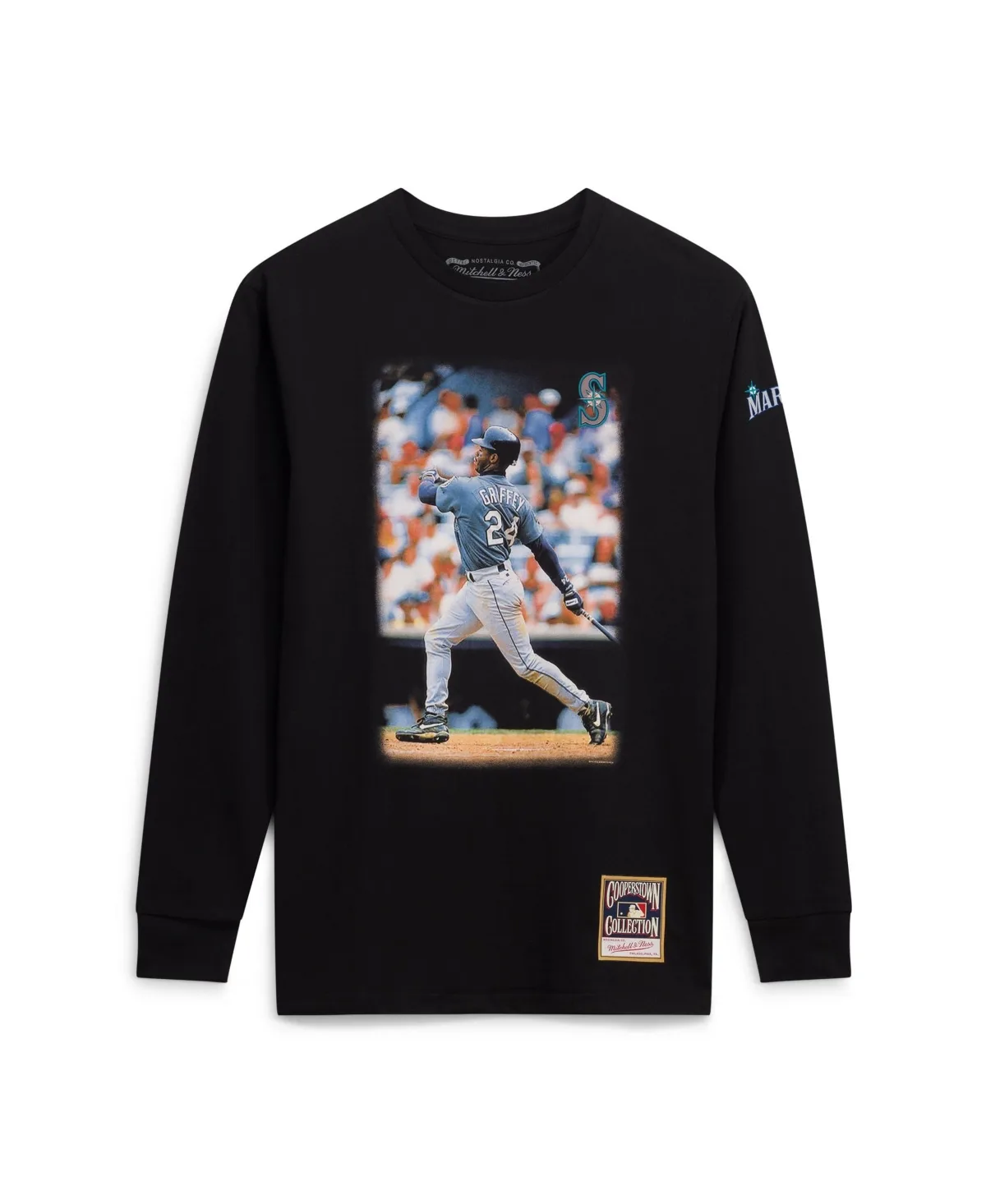 Ken Griffey Jr. Seattle Mariners Player Graphic Long Sleeve T-Shirt by Mitchell & Ness