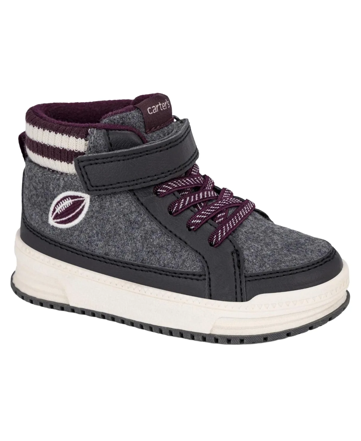 Varsity High-Top Hook-and-Loop Sneakers by Carter's