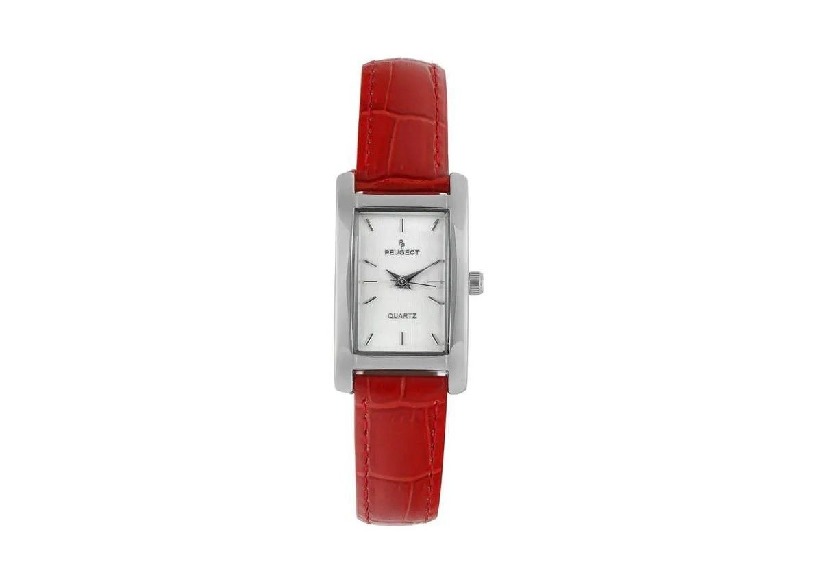34x20mm Contour Dress Leather Strap Watch