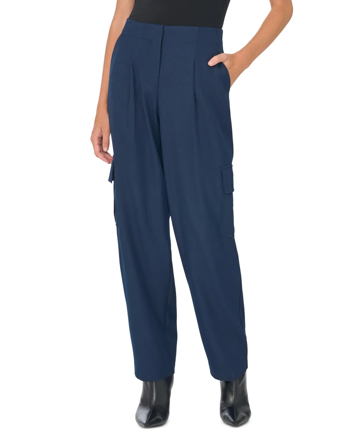High-Waist Cargo Pants by Vince Camuto