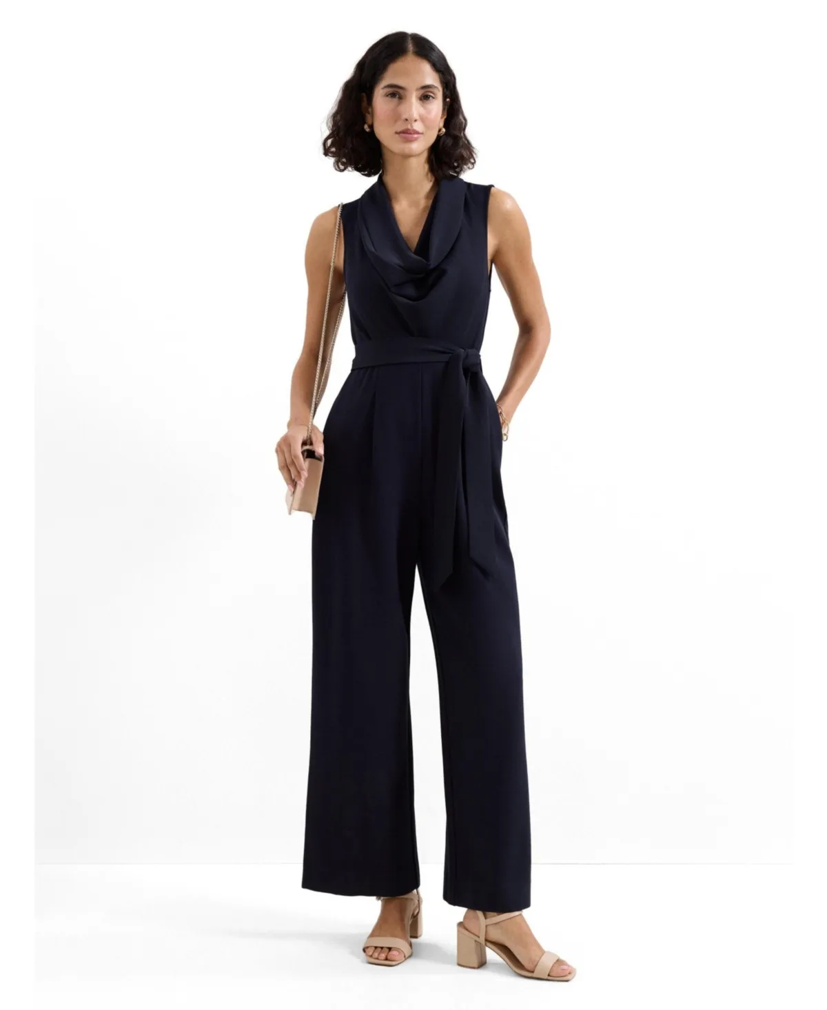 Emry Cowl Neck Jumpsuit by Phase Eight