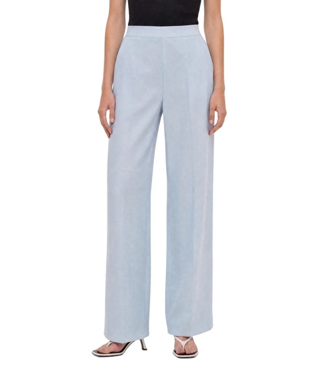 Fluid Wide Leg Trousers by Nocturne