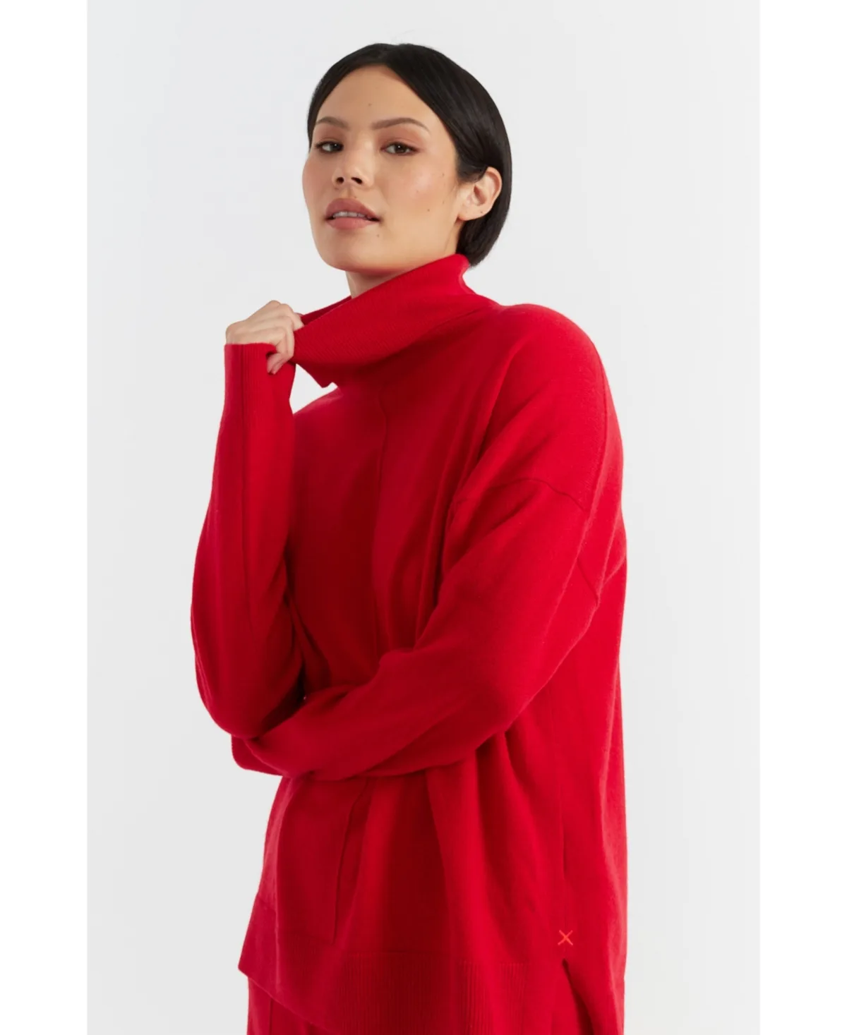 Chinti & Parker Relaxed Roll Neck Wool & Cashmere Sweater by Parker