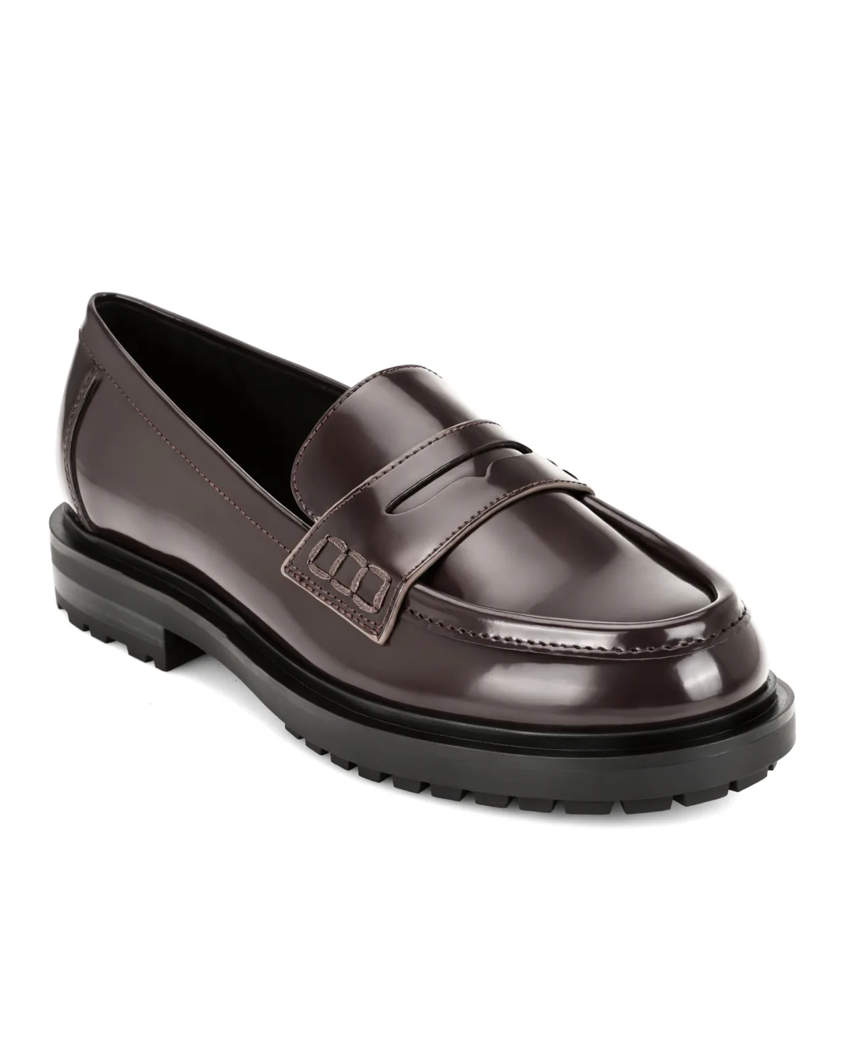 Teven Slip-On Lug Sole Penny Loafers