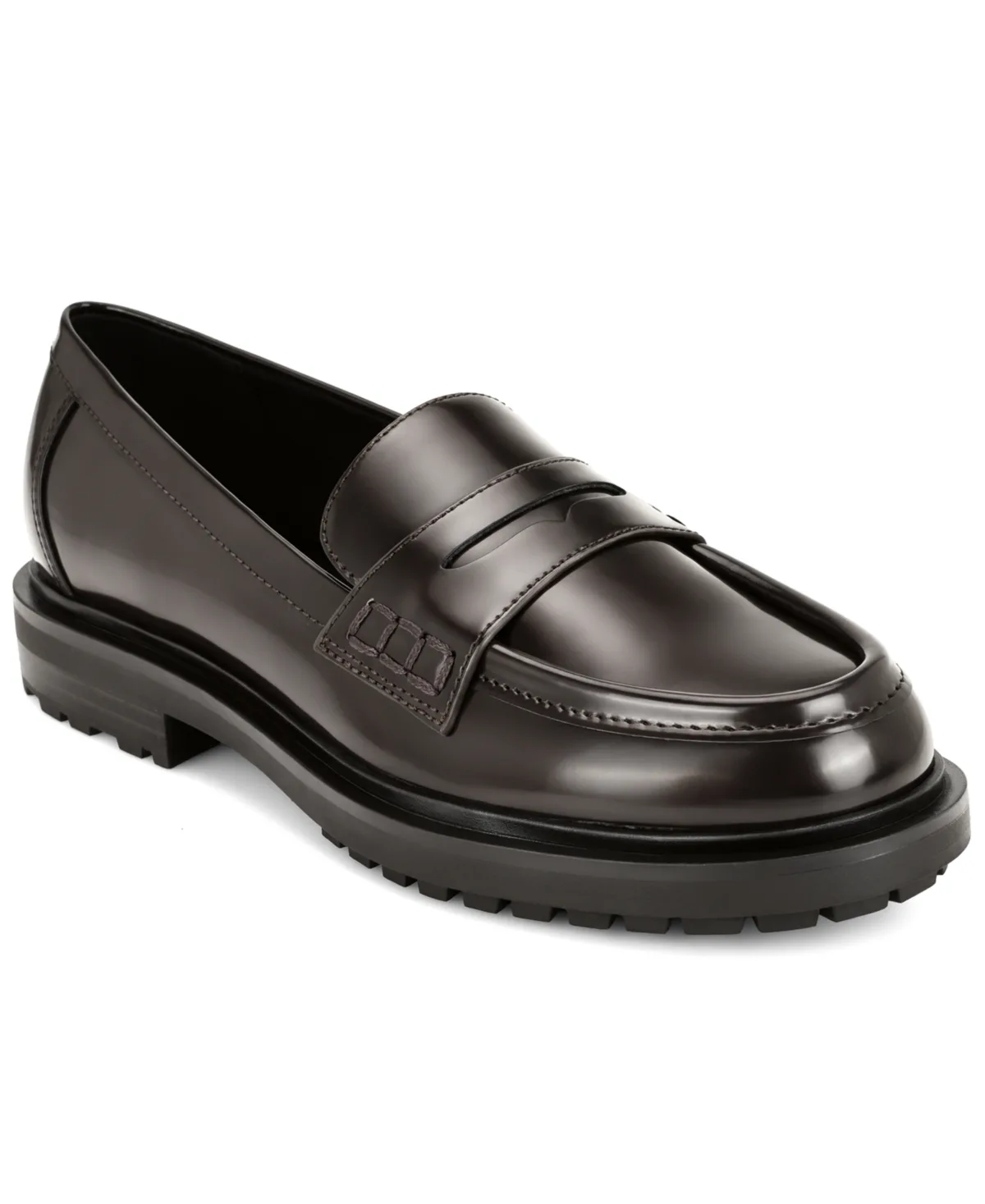Teven Slip-On Lug Sole Penny Loafers