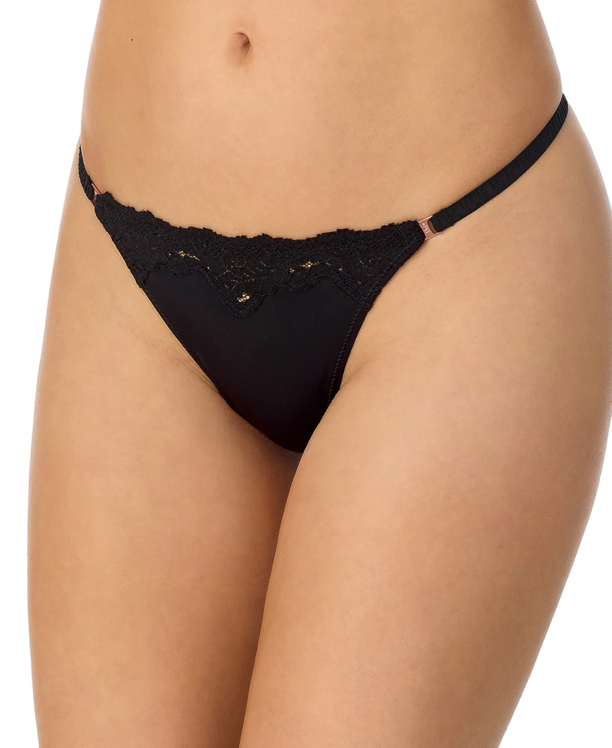 Lace Allure Low-Rise Lace Thong by Le Mystère