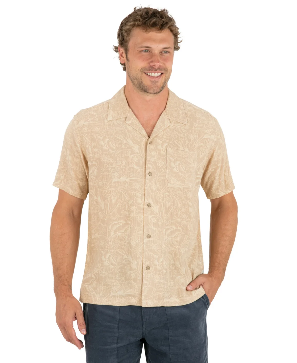 Lisbon Camp Regular-Fit Shirt by Hurley