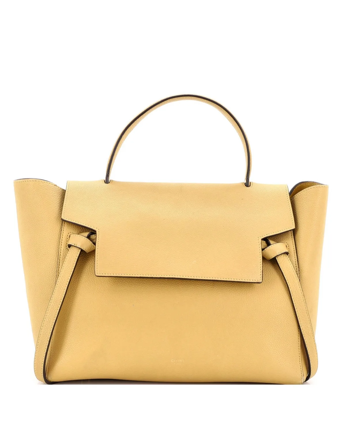 Pre-Owned Celine Medium Belt Bag Textured Leather by Celine