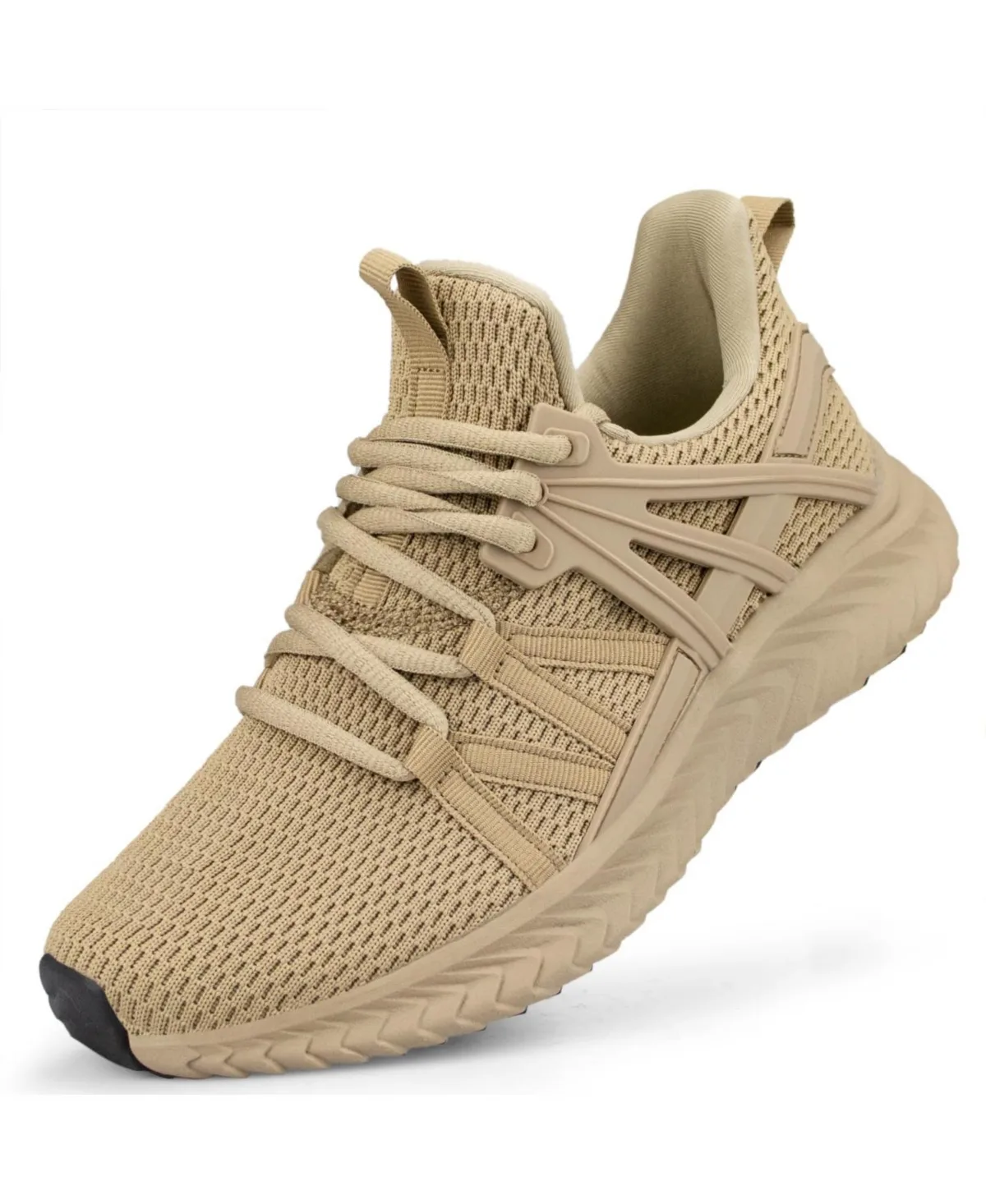 Slip on Running Sneakers Breathable Lightweight Anti Slip Walking Tennis Shoes