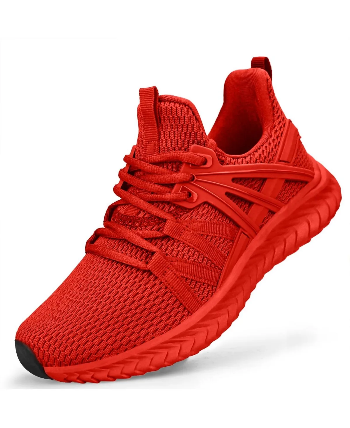 Slip on Running Sneakers Breathable Lightweight Anti Slip Walking Tennis Shoes
