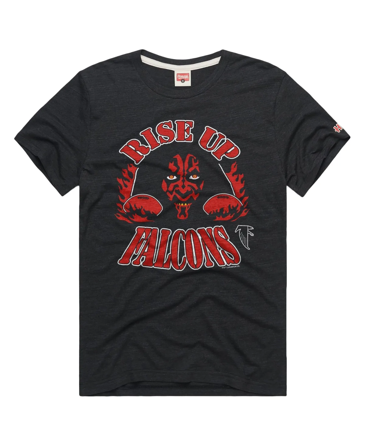 Atlanta Falcons Star Wars x Nfl Tri-Blend T-Shirt by Homage