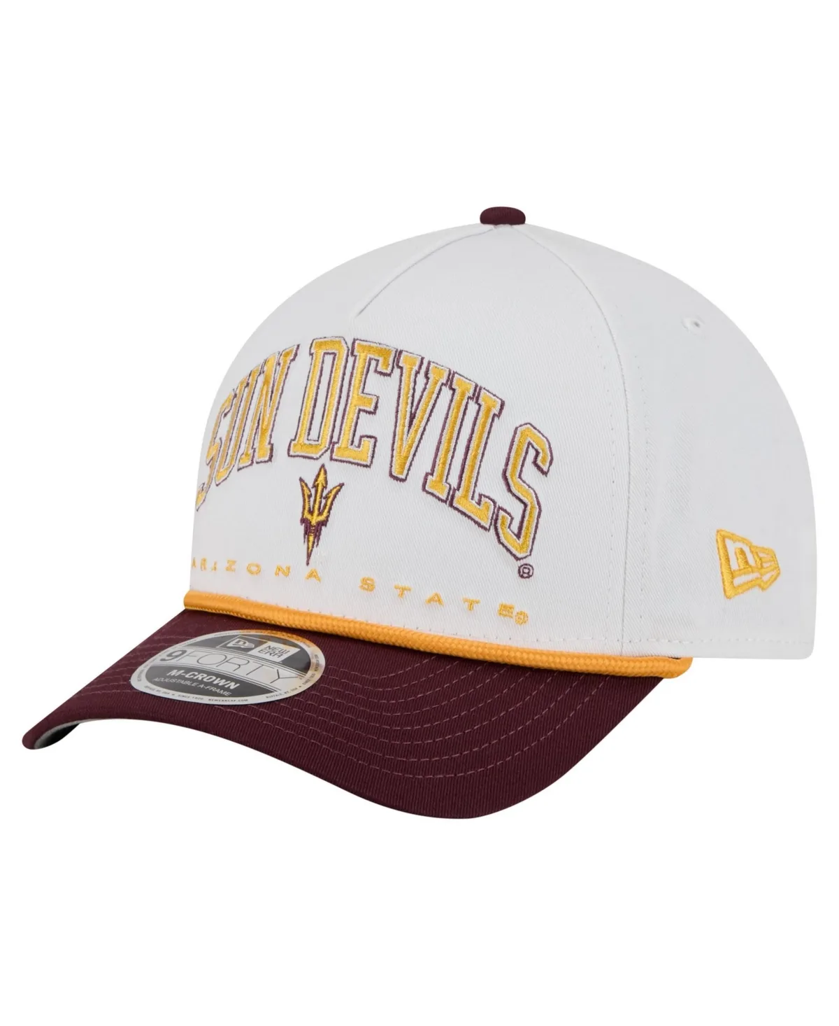 Snapback Rope Embellishment 9FORTY A-Frame M-Crown Baseball Cap by New Era