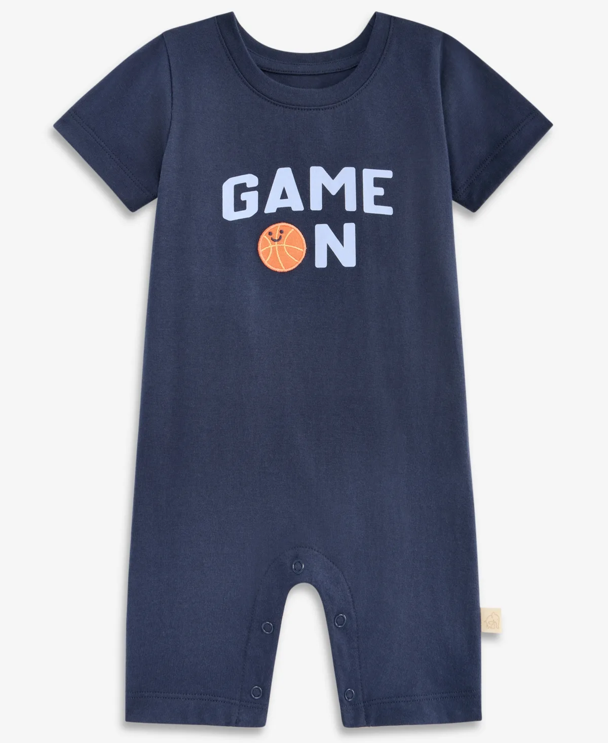 Game on Cotton Romper by First Impressions