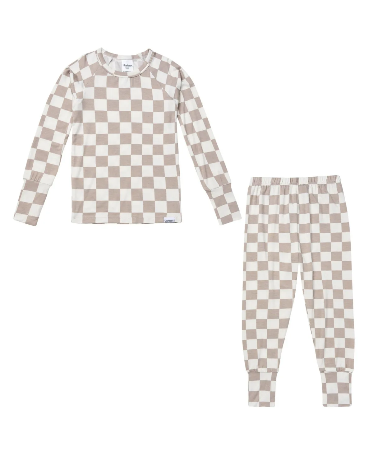 Neutral 2-Piece Tight Fitting Pajamas by Gerber