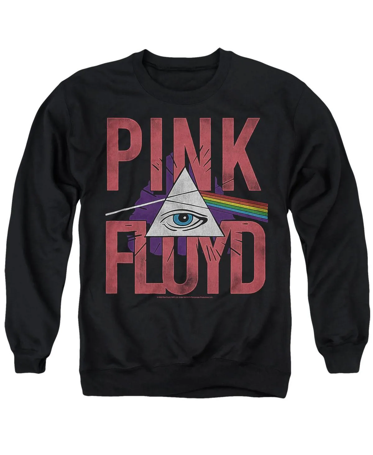 Pink Floyd Allseeing Prism Crewneck Sweatshirt by Pink Floyd