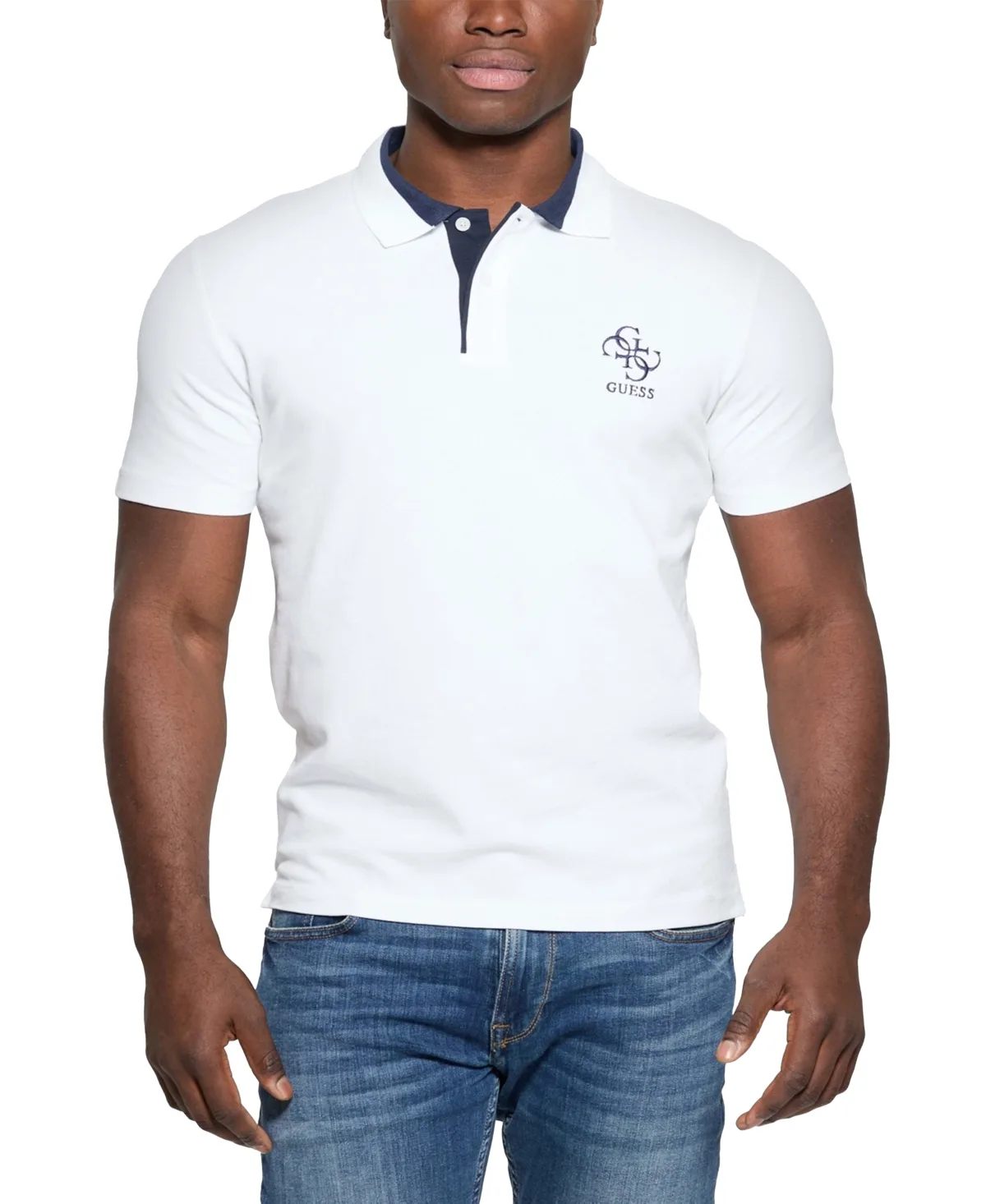 Lyle Slim-Fit Short Sleeve Polo Shirt by GUESS