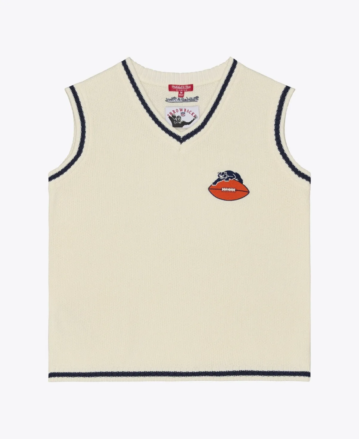 Mitchell & Ness Chicago Bears Retro Roots V-Neck Sweater Vest