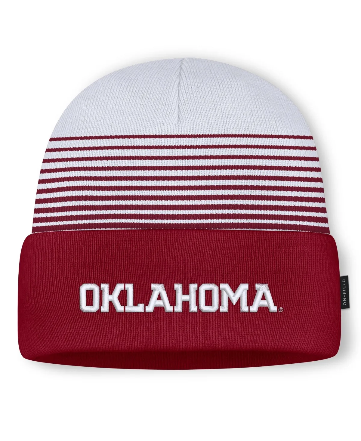 Oklahoma Sooners On-Field Utility Cuffed Knit Hat
