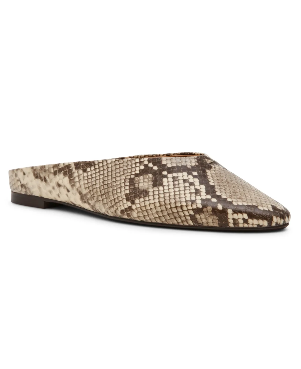 Sherman Pointed Toe Faux Leather Mule Flats by Steve Madden