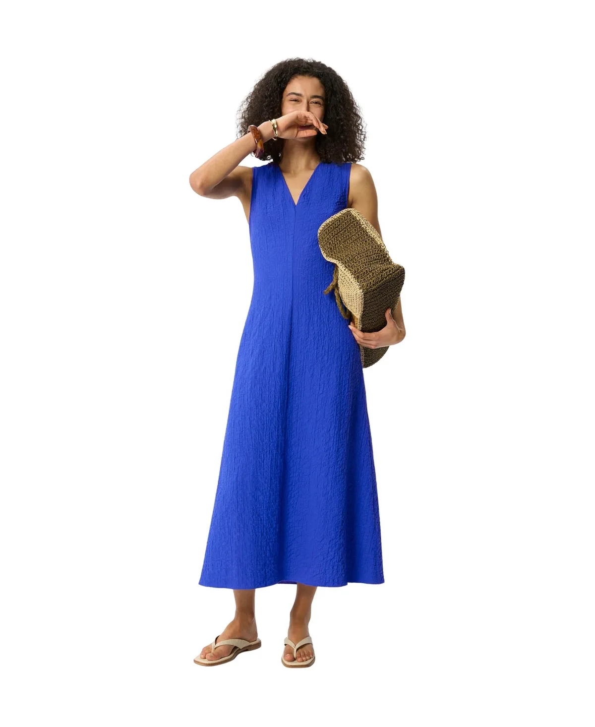 V-Neck Sleeveless Midi Dress by Whistles
