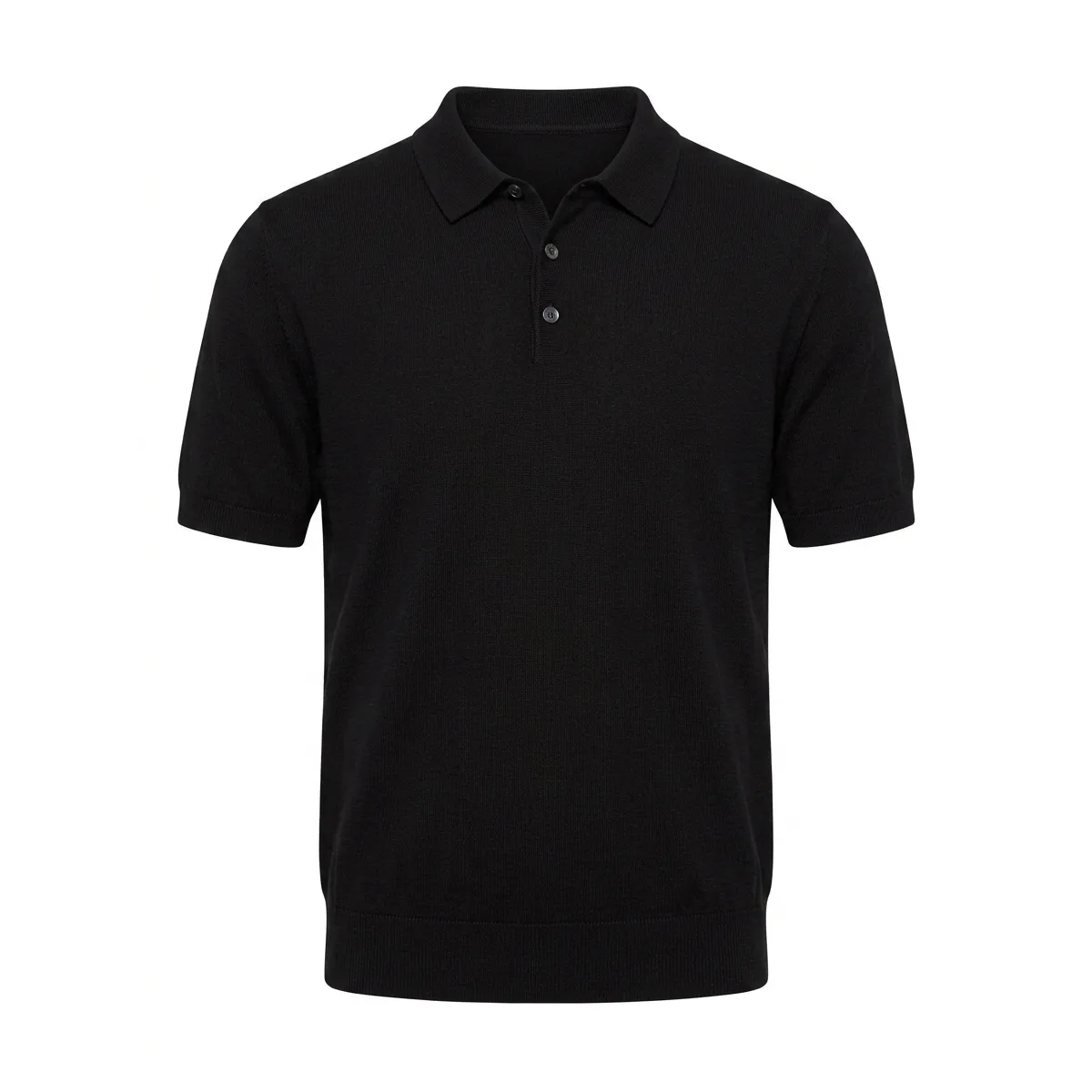 Classic-Fit Modal Knit Polo Shirt
