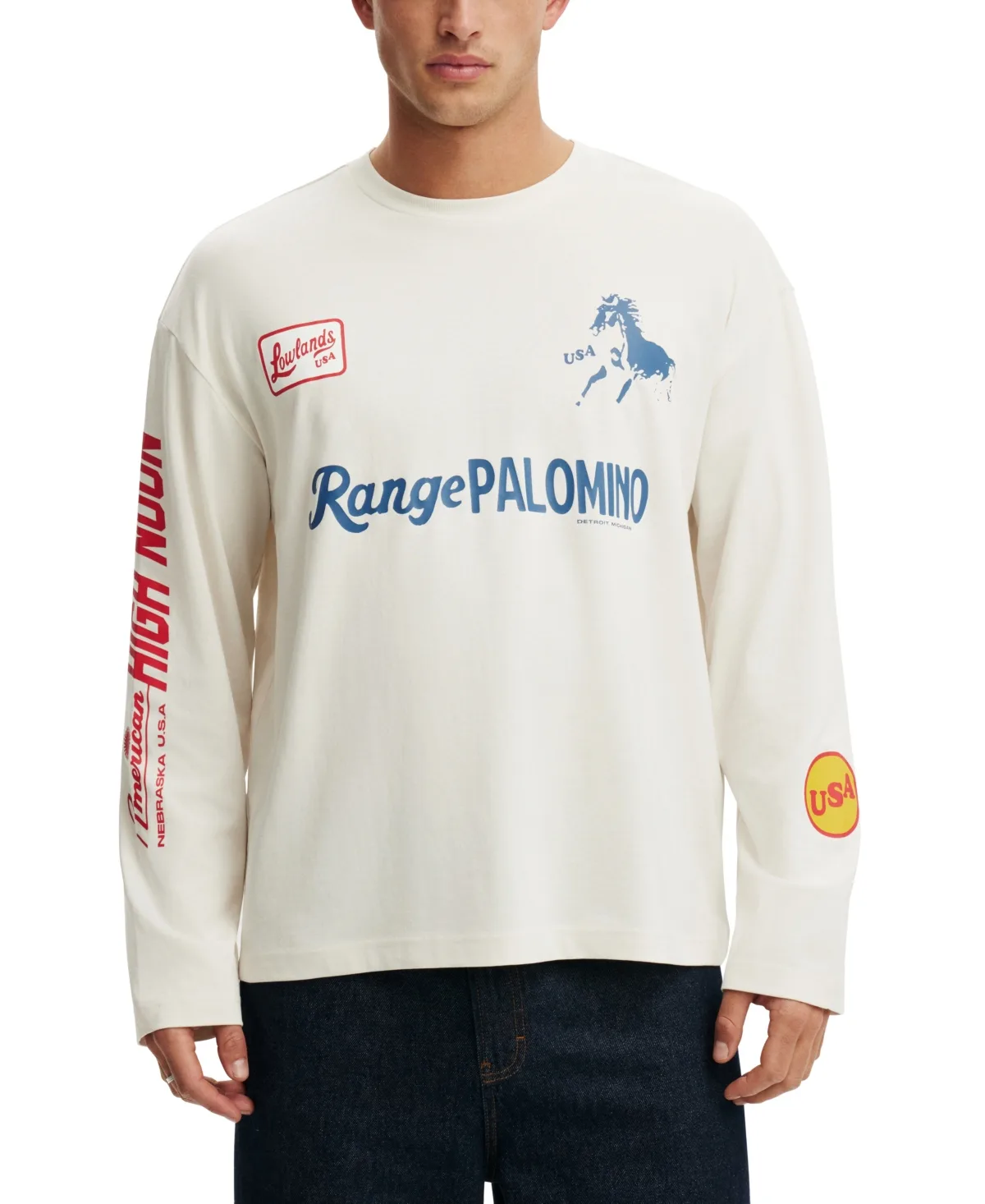 Regular Fit Graphic Long Sleeve T-Shirt by Cotton on
