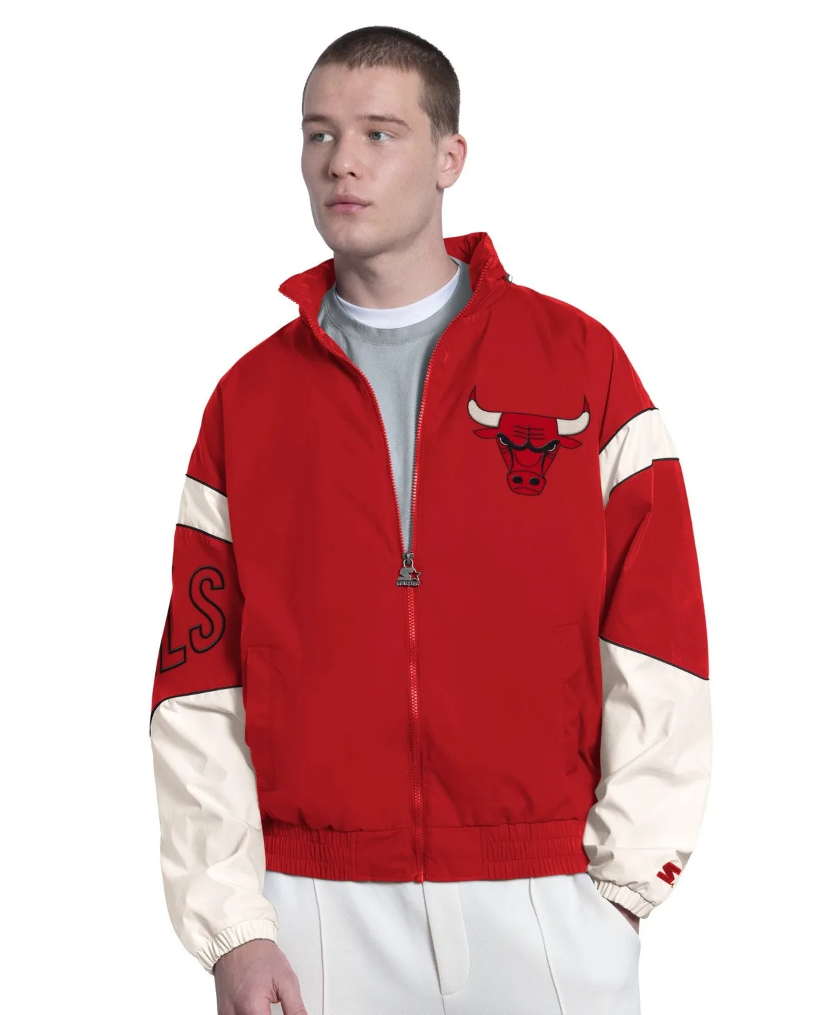 Chicago Bulls the Gust Water-Resistant Hooded Lightweight Jacket
