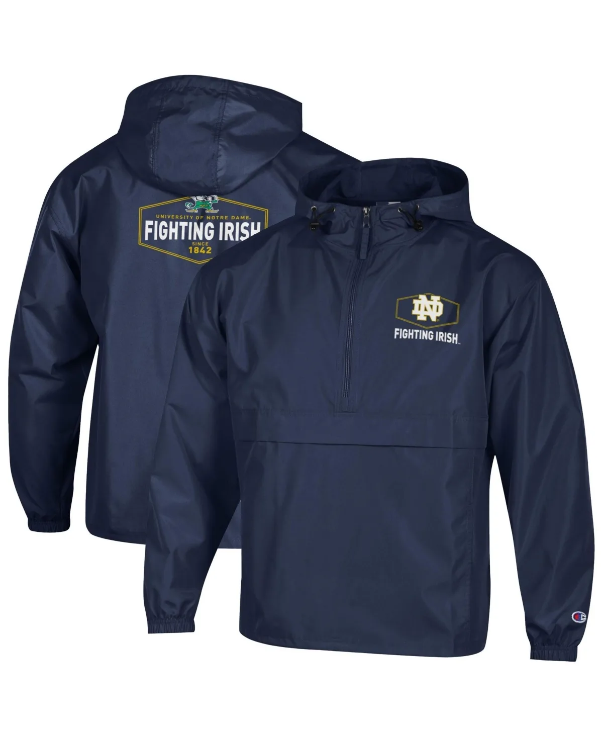 Notre Dame Fighting Irish Delay Packable Half-Zip Jacket