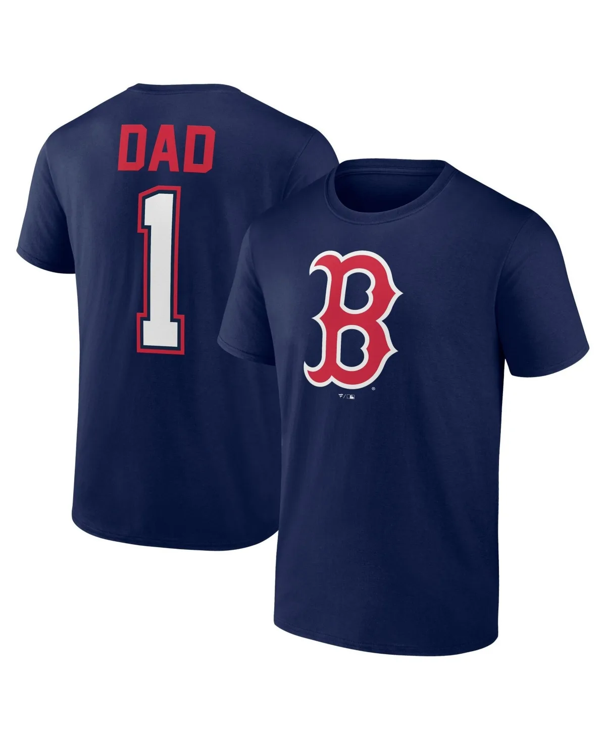 Boston Red Sox 1 Dad Name & Number T-Shirt by Fanatics