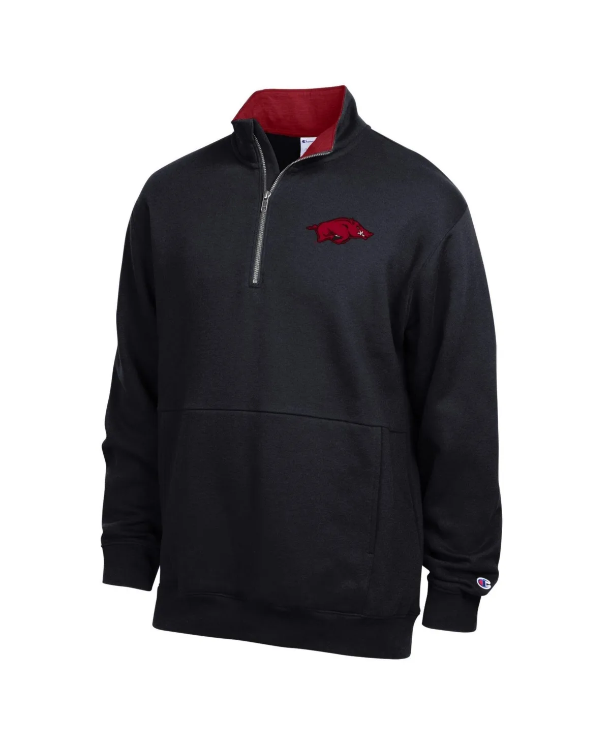 Arkansas Razorbacks Fleece Quarter-Zip Pullover by Champion