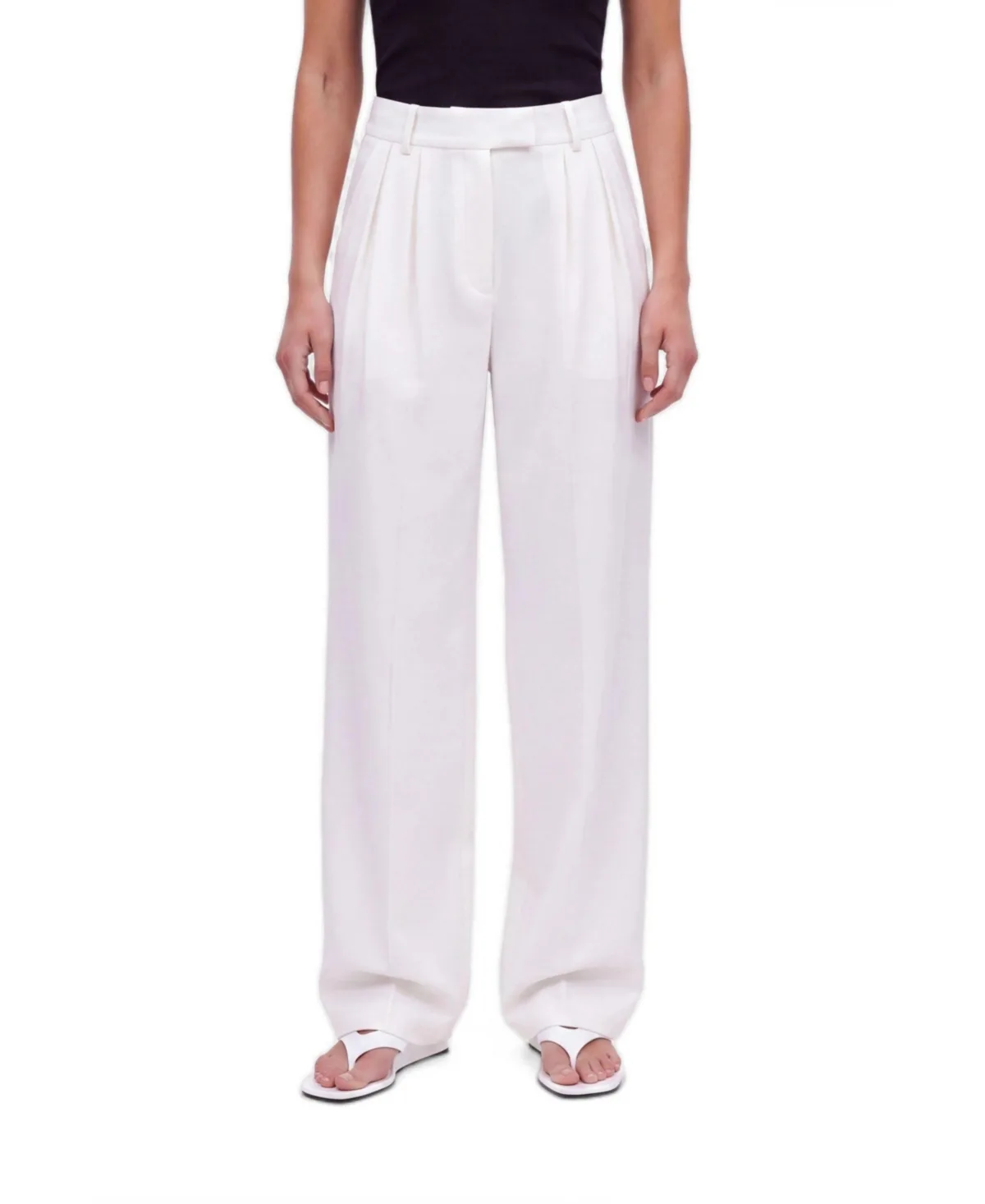 High Waist Wide Leg Trousers by Nocturne