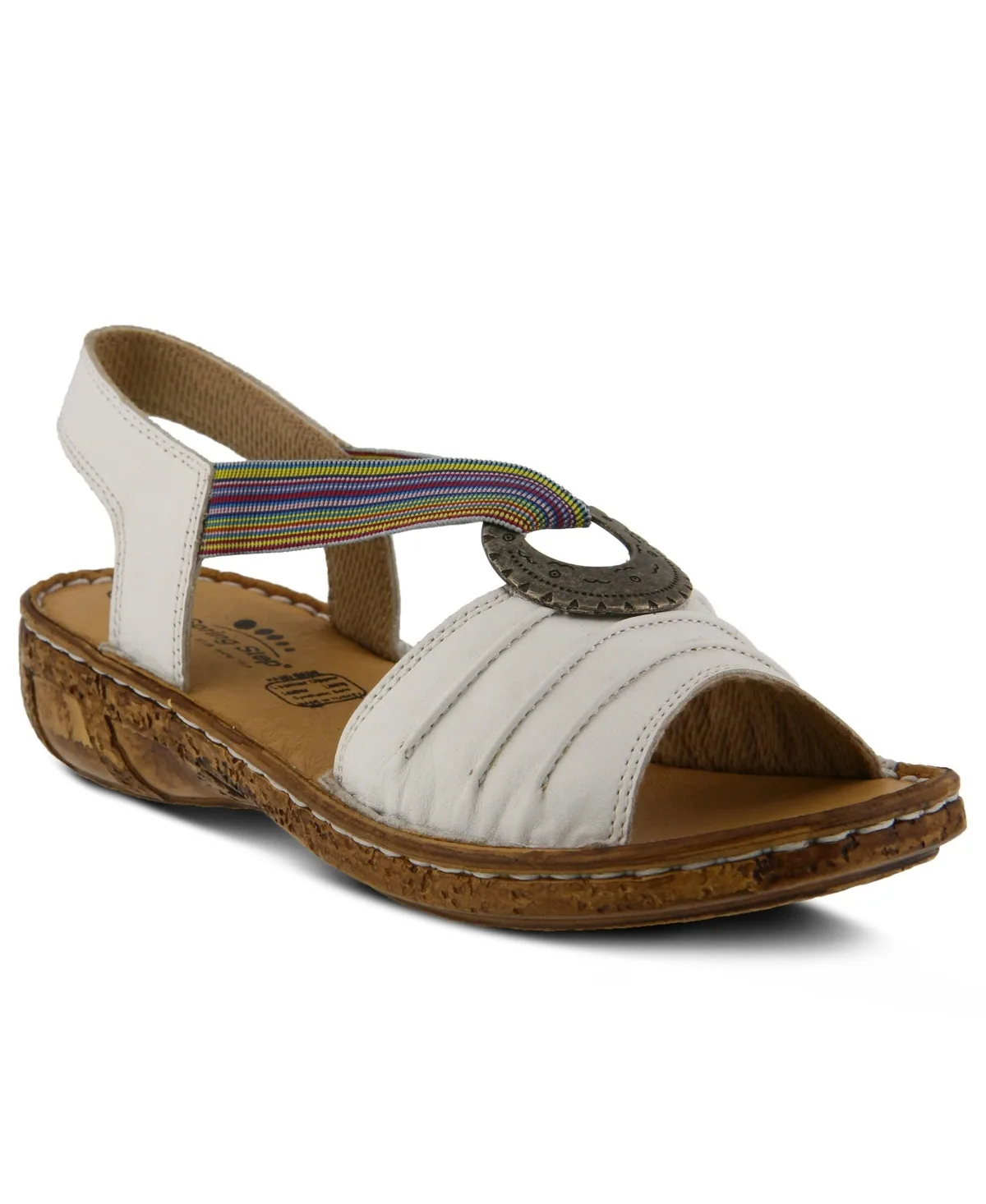 Karmel Wedge Sandal with Leather Upper