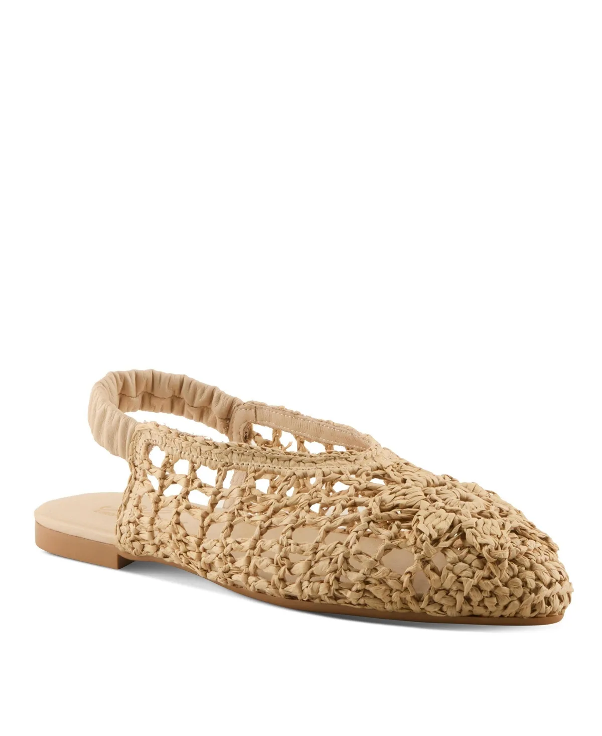 Nantucket Ballet Flats with Breathable Raffia Upper