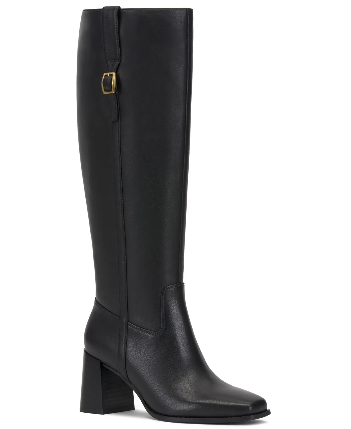 Sorana Block Heel Riding Boots - Leather