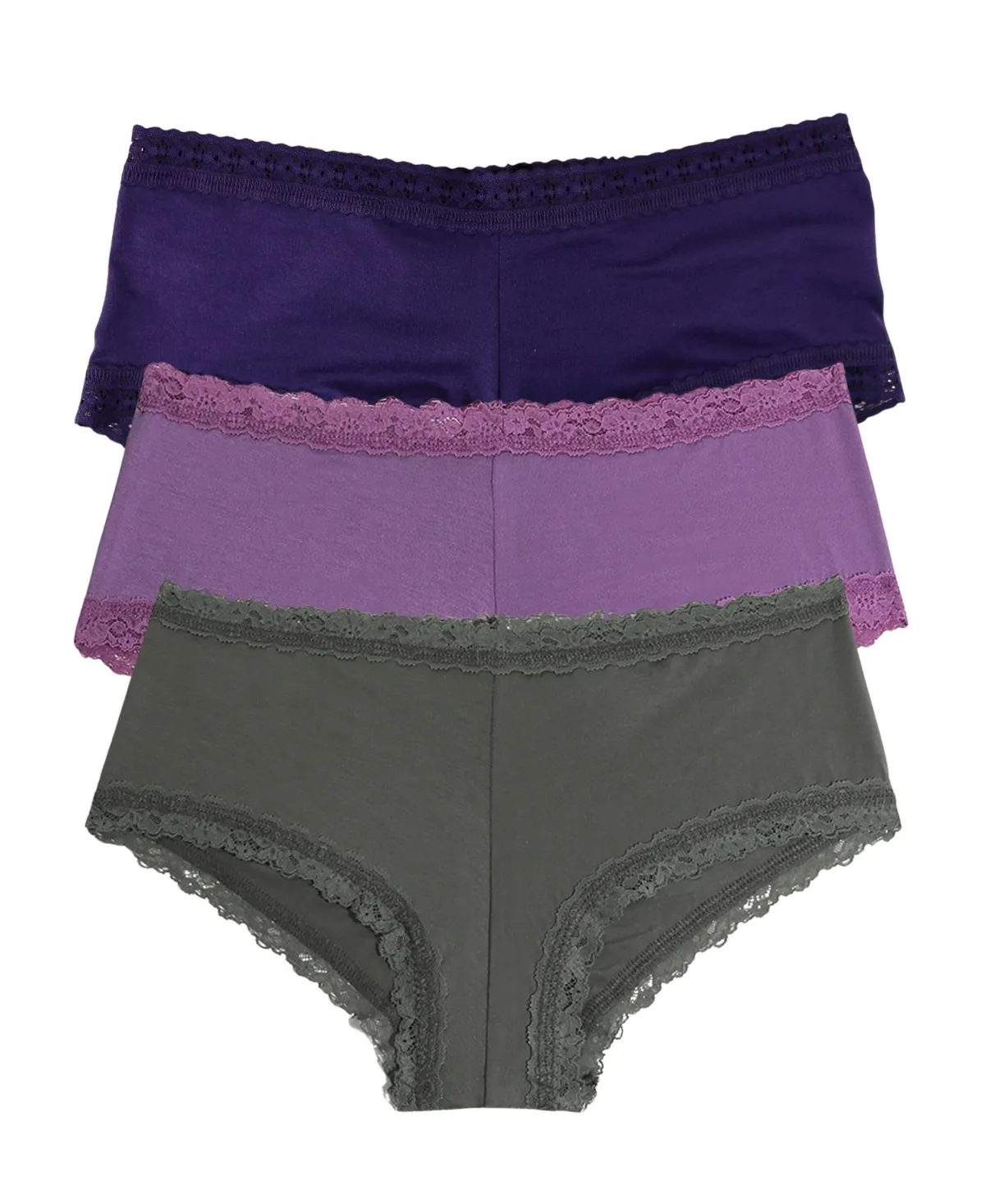 Dream Ease Lace Hipster Panty, 3-Piece by Hanky Panky
