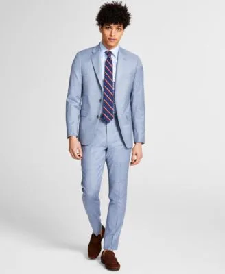 Skinny Fit Wool Blend Suit Separates by Calvin Klein