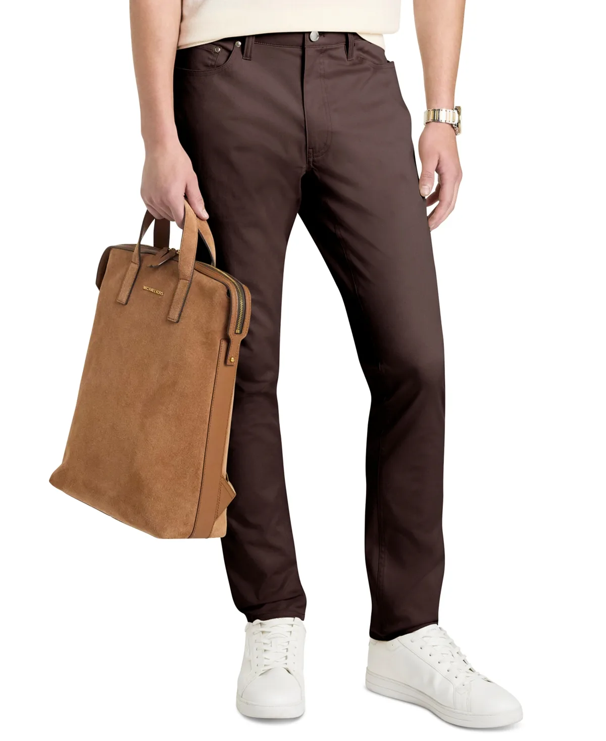 Parker Slim-Fit Cotton-Blend Stretch Pants by MICHAEL Michael Kors