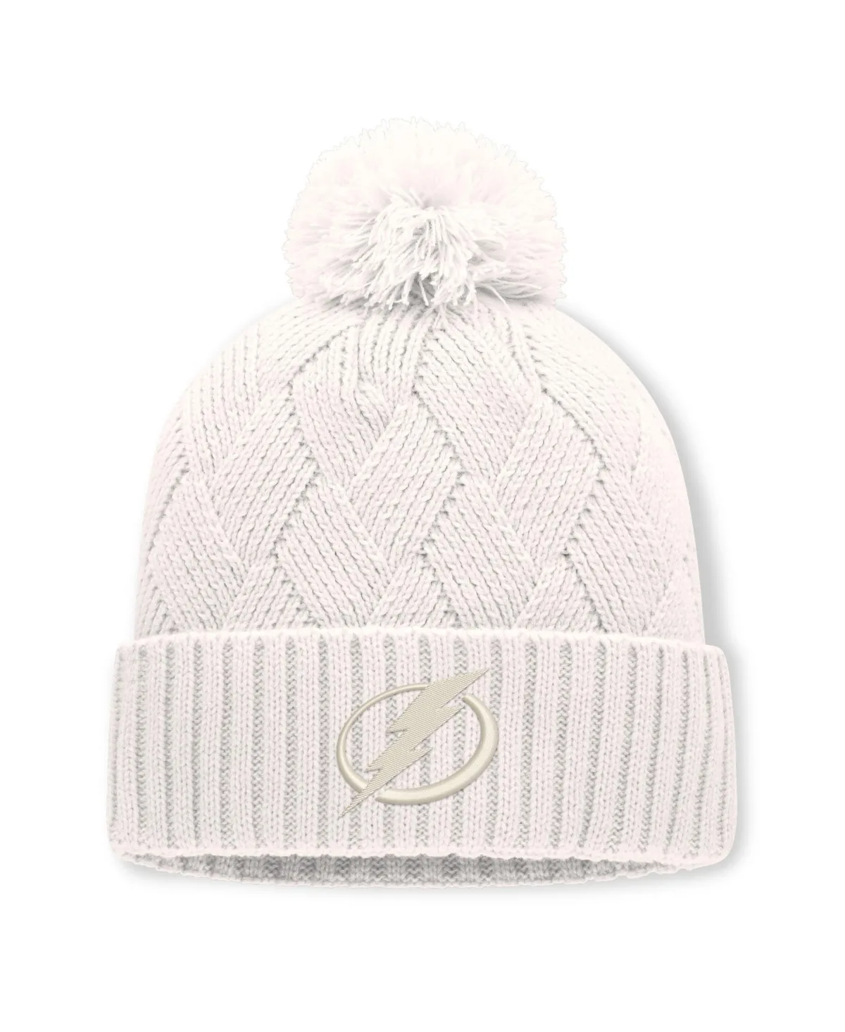 Tampa Bay Lightning Level Up Cuffed Knit Hat with Pom by Fanatics
