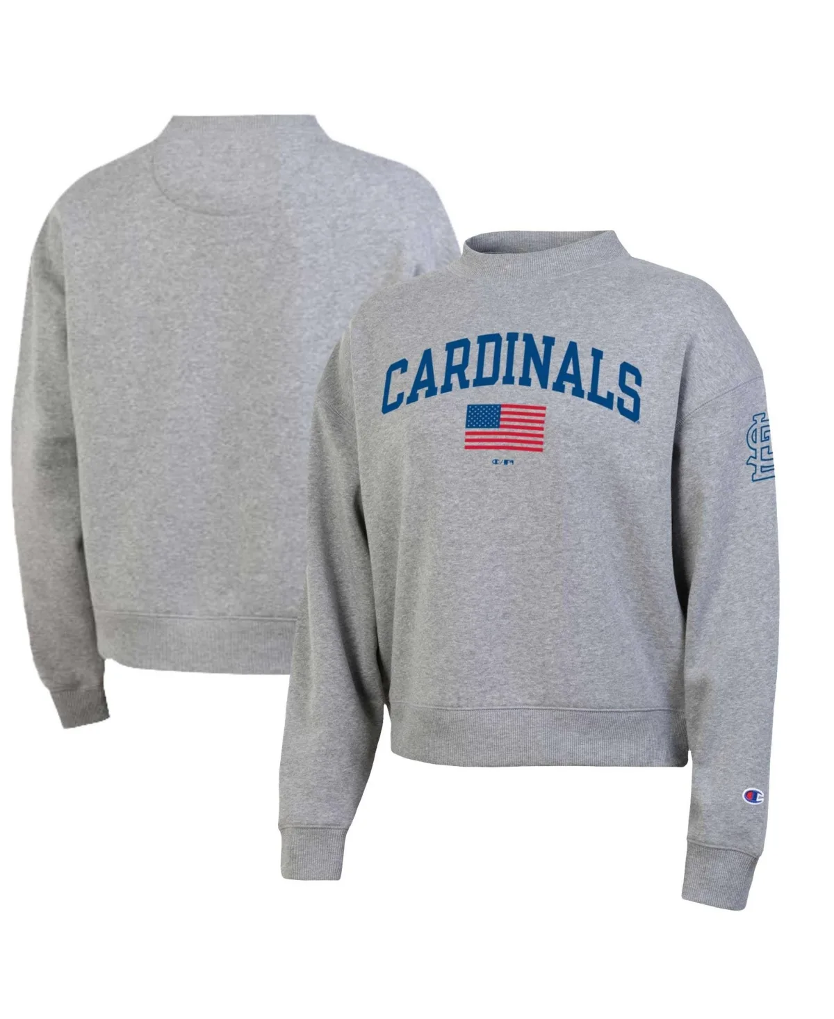 St. Louis Cardinals Americana Triumph Fleece Tri-Blend Sweatshirt by Champion
