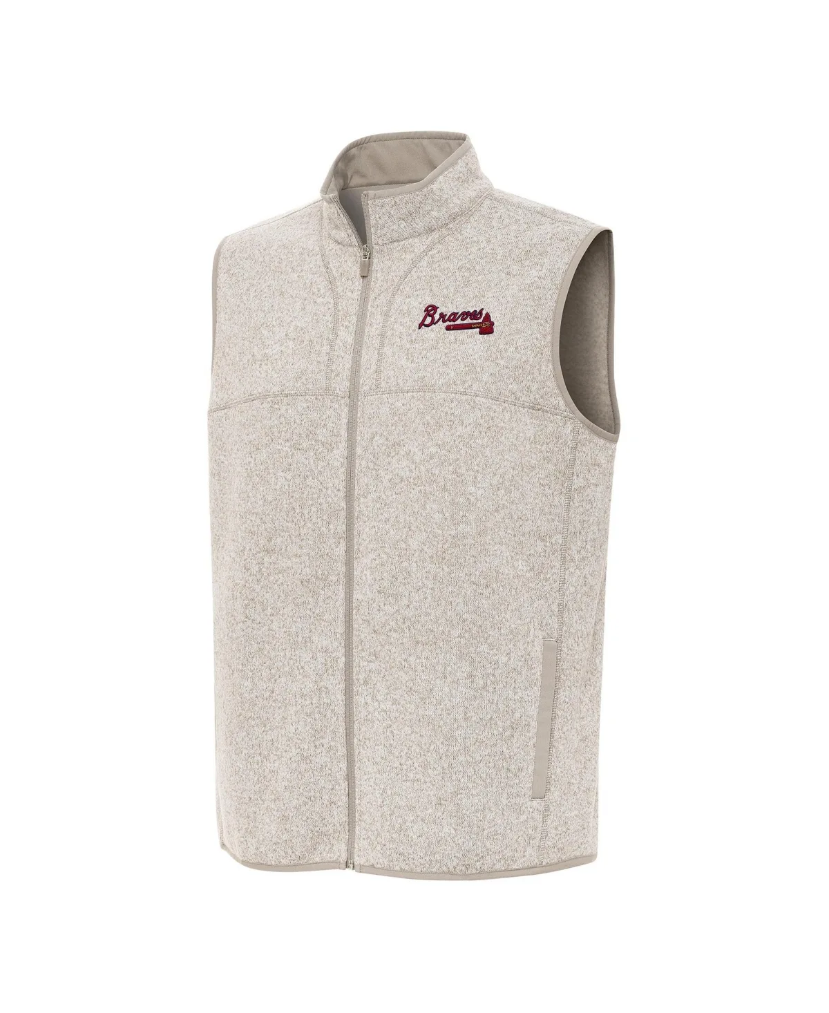 Antigua Atlanta Braves Fortune Full-Zip Vest by Antigua