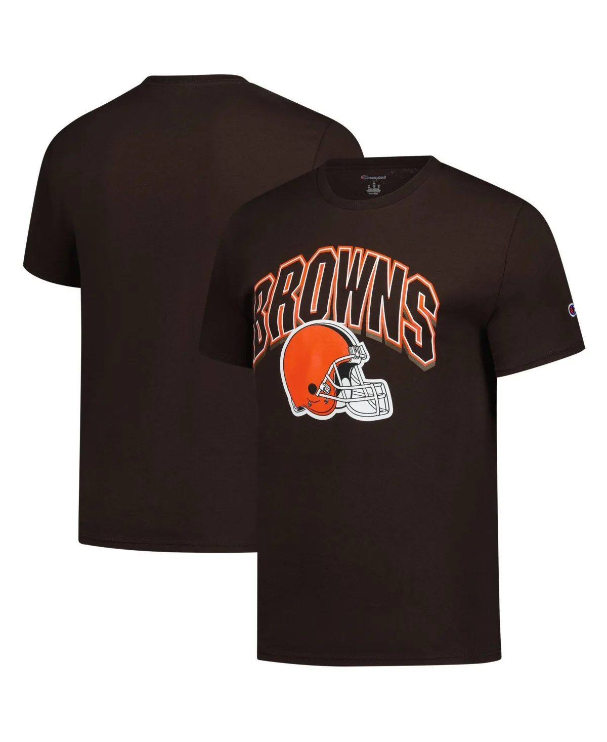 Cleveland Browns Screen Print Relaxed-Fit T-Shirt by Champion